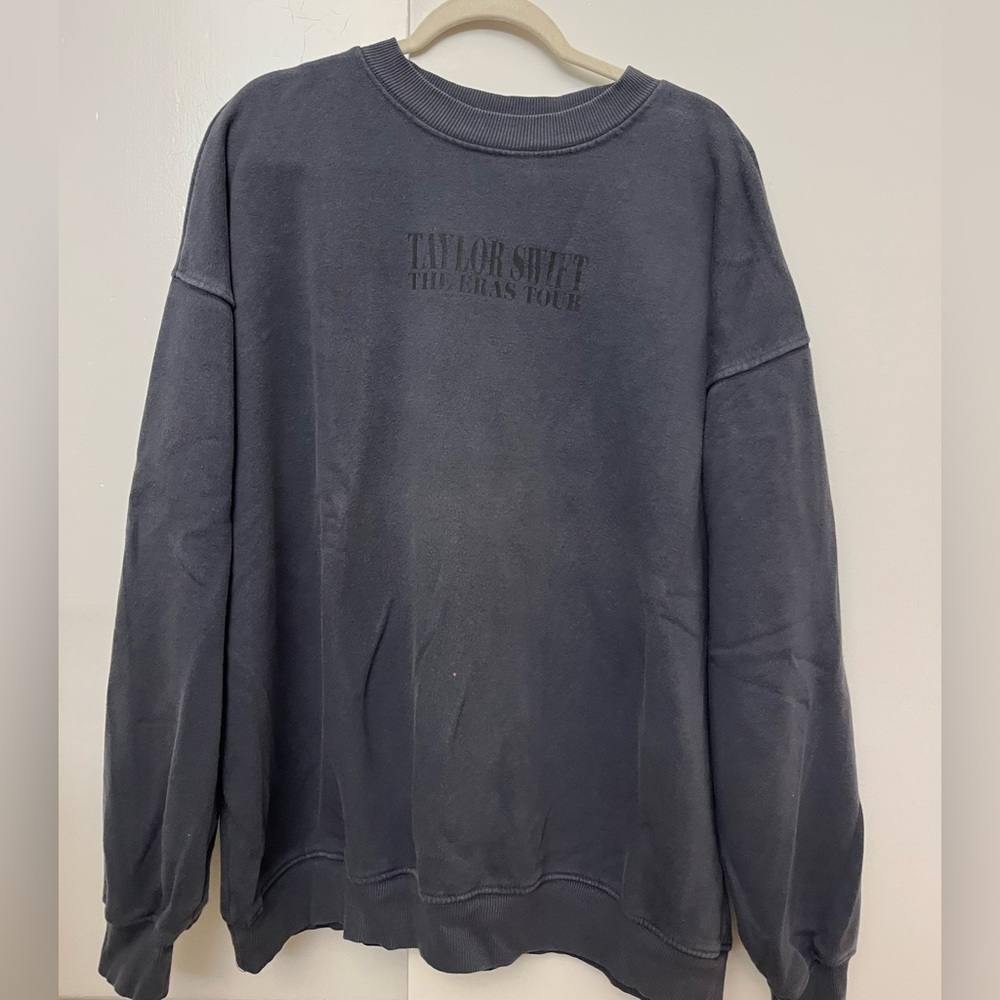 Taylor Swift The Eras Tour Charcoal Crewneck Sweater